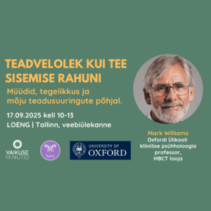 Prof Mark Williams'i loeng 17.09.2025 Tallinnas.