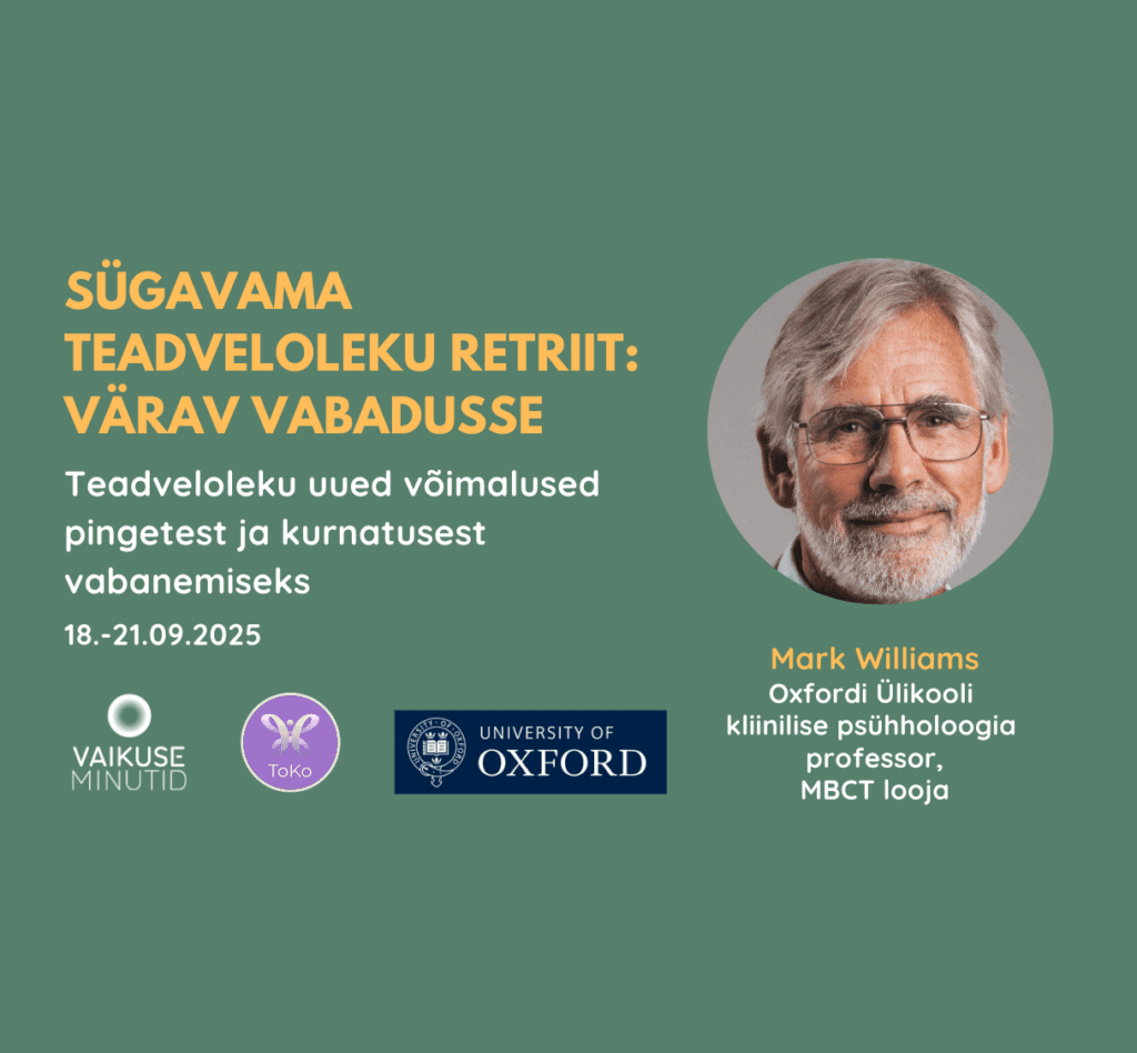 VÄLJA MÜÜDUD! RETRIIT. Sügavam teadvelolek–VÄRAV VABADUSSE. Uued võimalused pingetest ja kurnatusest vabanemiseks.