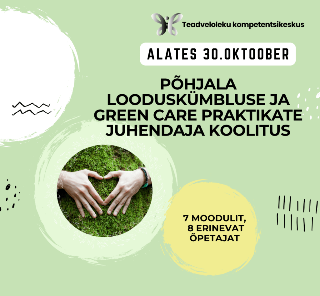 Põhjala looduskümbluse ja Green Care praktikate juhendaja koolitus 2026/2027